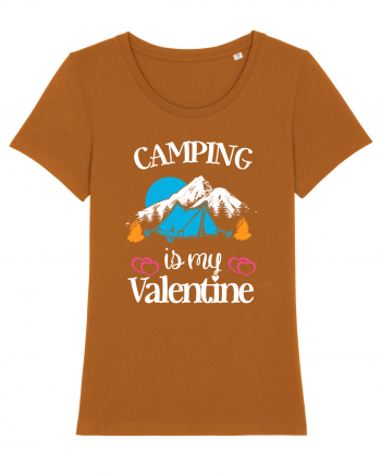 Camping Is My Valentine Roasted Orange