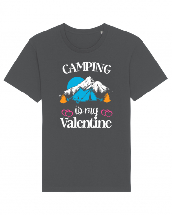 Camping Is My Valentine Anthracite