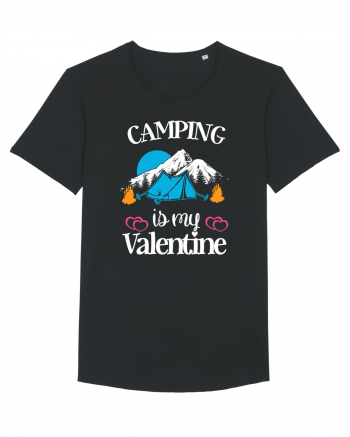 Camping Is My Valentine Black