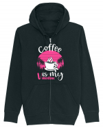 Coffee Is My Valentine Hanorac cu fermoar Unisex Connector