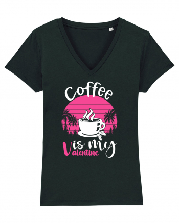 Coffee Is My Valentine Black