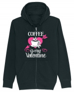 Coffee Is My Valentine Hanorac cu fermoar Unisex Connector