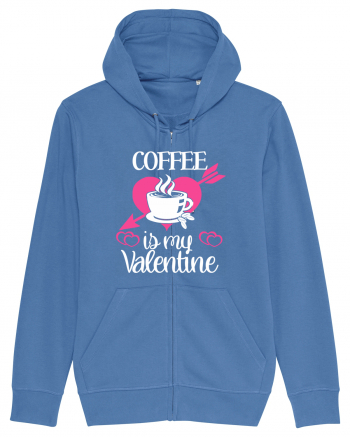 Coffee Is My Valentine Bright Blue