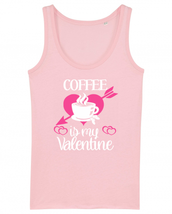 Coffee Is My Valentine Cotton Pink