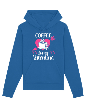 Coffee Is My Valentine Royal Blue