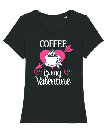 Coffee Is My Valentine Black