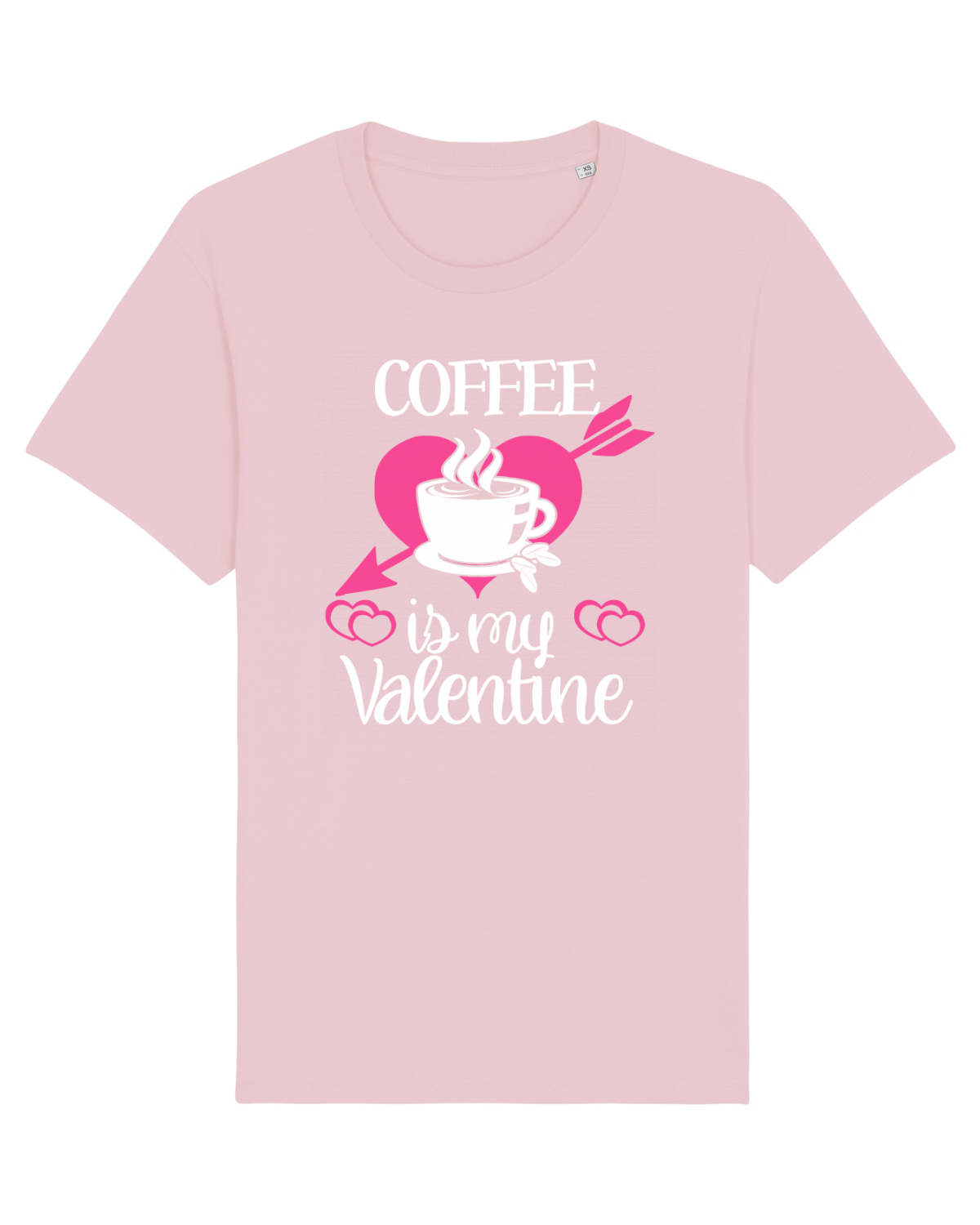 Tricou mânecă scurtă Unisex Rocker Cotton Pink