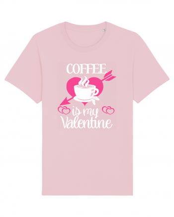 Coffee Is My Valentine Cotton Pink