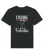 Fishing Is My Valentine Tricou mânecă scurtă Unisex Rocker