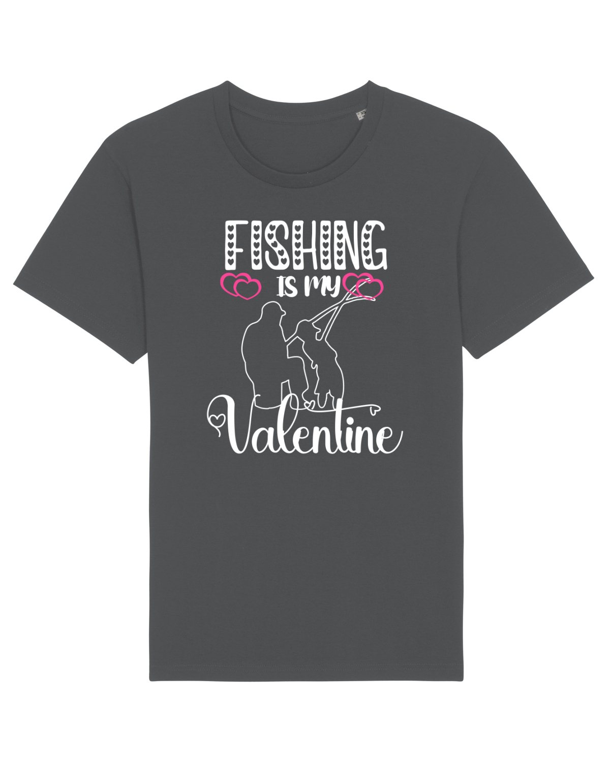 Tricou mânecă scurtă Unisex Rocker Anthracite