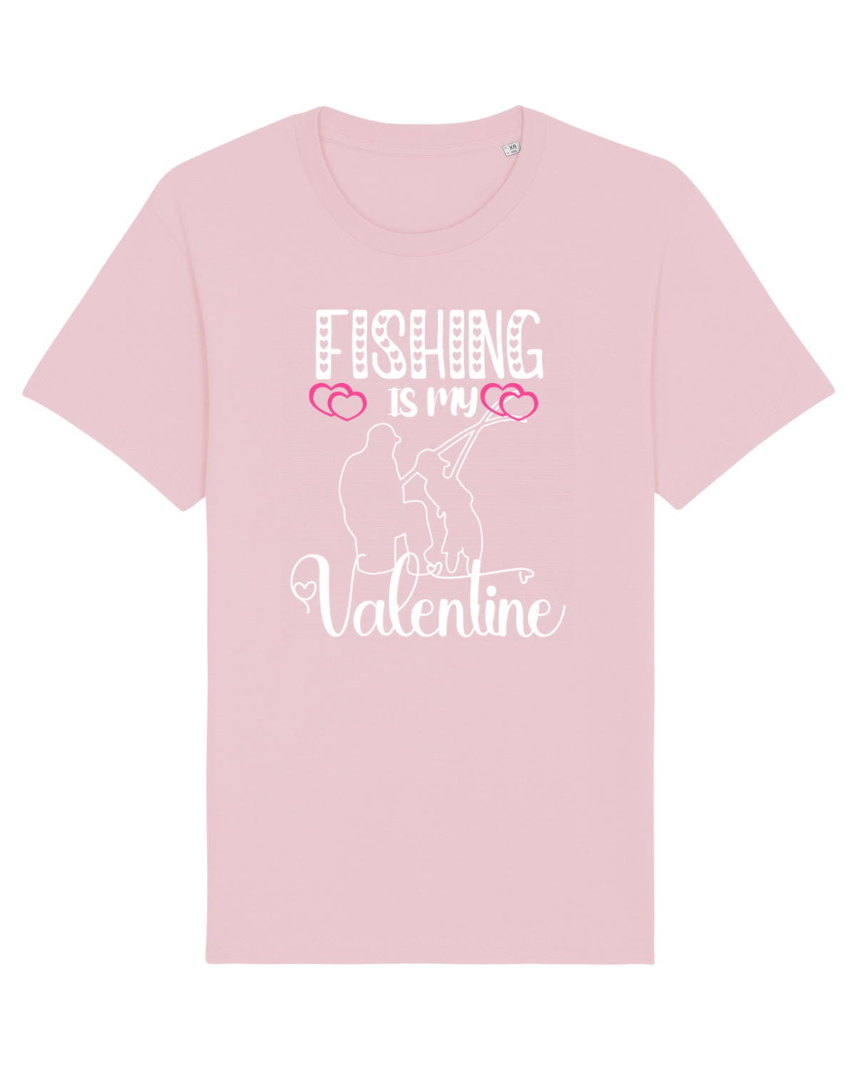 Tricou mânecă scurtă Unisex Rocker Cotton Pink