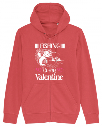 Fishing Is My Valentine Carmine Red