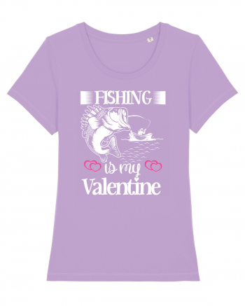Fishing Is My Valentine Lavender Dawn
