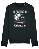 Fishing Is My Valentine Bluză mânecă lungă Unisex Rise