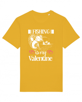 Fishing Is My Valentine Spectra Yellow