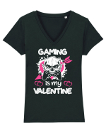 Gaming Is My Valentine Tricou mânecă scurtă guler V Damă Evoker