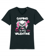 Gaming Is My Valentine Tricou mânecă scurtă guler V Bărbat Presenter