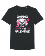 Gaming Is My Valentine Tricou mânecă scurtă guler larg Bărbat Skater