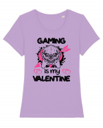 Gaming Is My Valentine Tricou mânecă scurtă guler larg fitted Damă Expresser