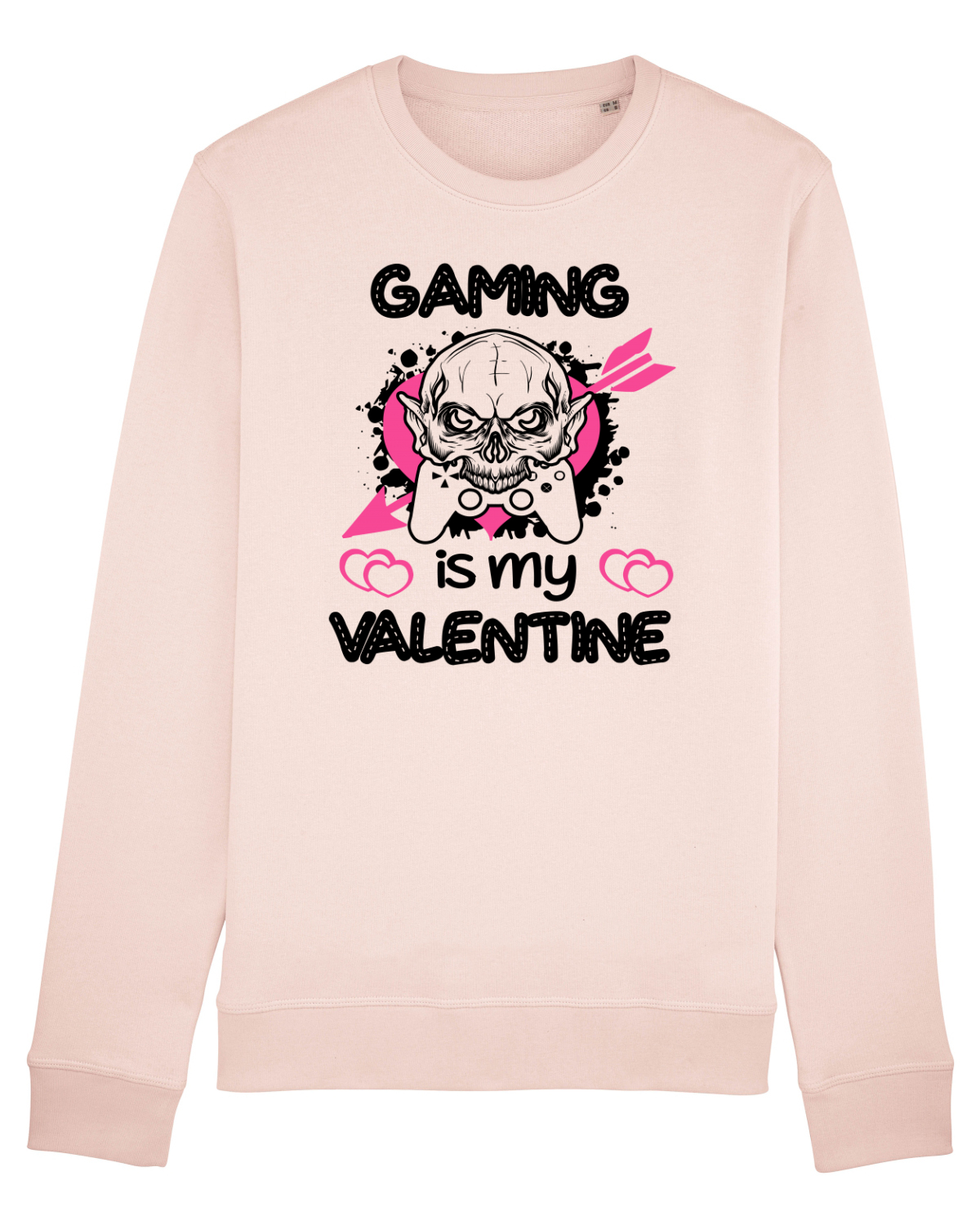 Bluză mânecă lungă Unisex Rise Candy Pink