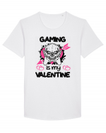 Gaming Is My Valentine Tricou mânecă scurtă guler larg Bărbat Skater