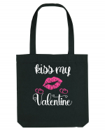 Kiss My Valentine Sacoșă textilă