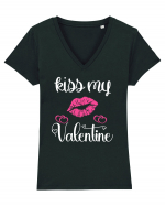 Kiss My Valentine Tricou mânecă scurtă guler V Damă Evoker