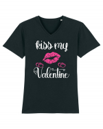 Kiss My Valentine Tricou mânecă scurtă guler V Bărbat Presenter