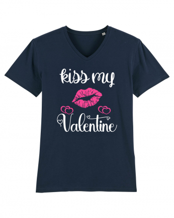 Kiss My Valentine French Navy
