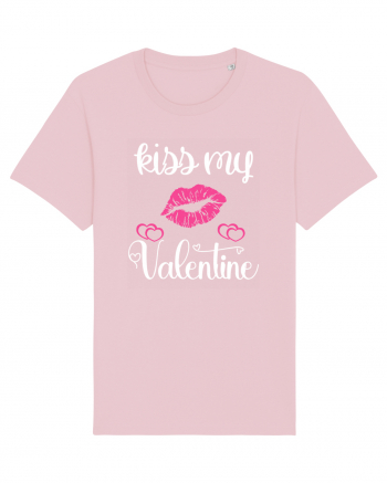 Kiss My Valentine Cotton Pink