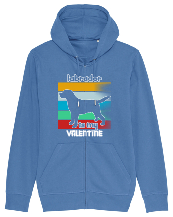 Labrador Is My Valentine Bright Blue