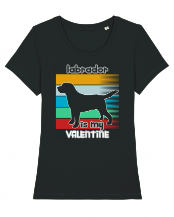 Labrador Is My Valentine Black