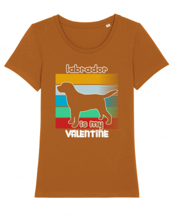 Labrador Is My Valentine Roasted Orange