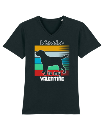 Labrador Is My Valentine Black