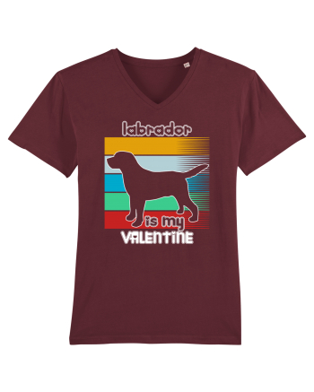 Labrador Is My Valentine Burgundy
