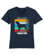 Labrador Is My Valentine Tricou mânecă scurtă guler V Bărbat Presenter