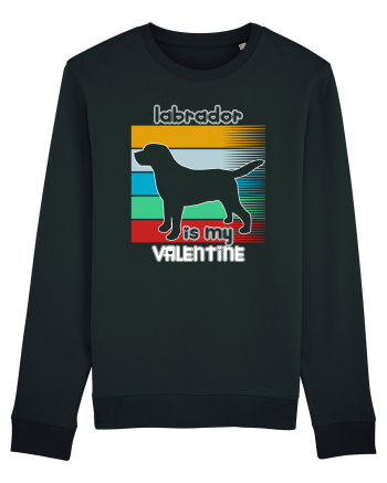 Labrador Is My Valentine Black