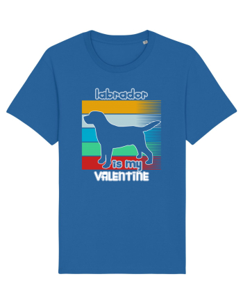 Labrador Is My Valentine Royal Blue