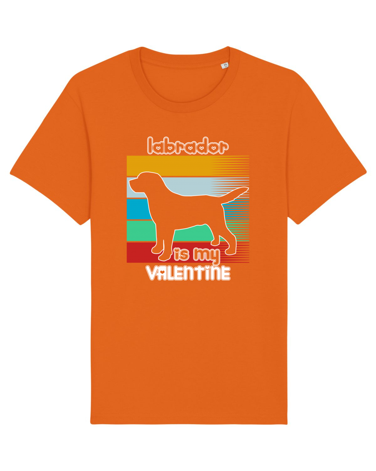 Tricou mânecă scurtă Unisex Rocker Bright Orange