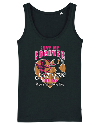 Love Me Forever Not For One Day / pentru cupluri Black