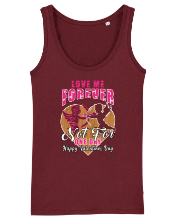 Love Me Forever Not For One Day / pentru cupluri Burgundy