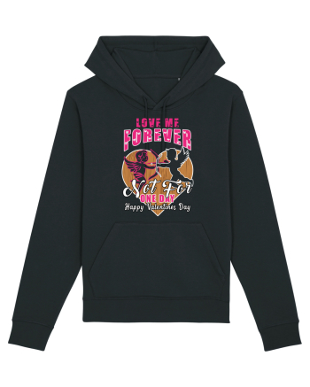 Love Me Forever Not For One Day / pentru cupluri Black
