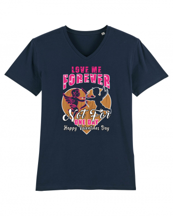 Love Me Forever Not For One Day / pentru cupluri French Navy