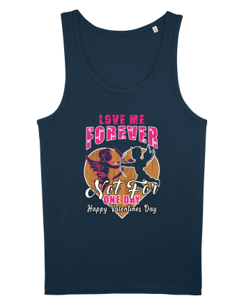 Love Me Forever Not For One Day / pentru cupluri Navy