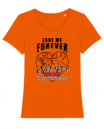 Love Me Forever Not For One Day / pentru cupluri Bright Orange