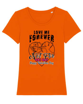 Love Me Forever Not For One Day / pentru cupluri Bright Orange