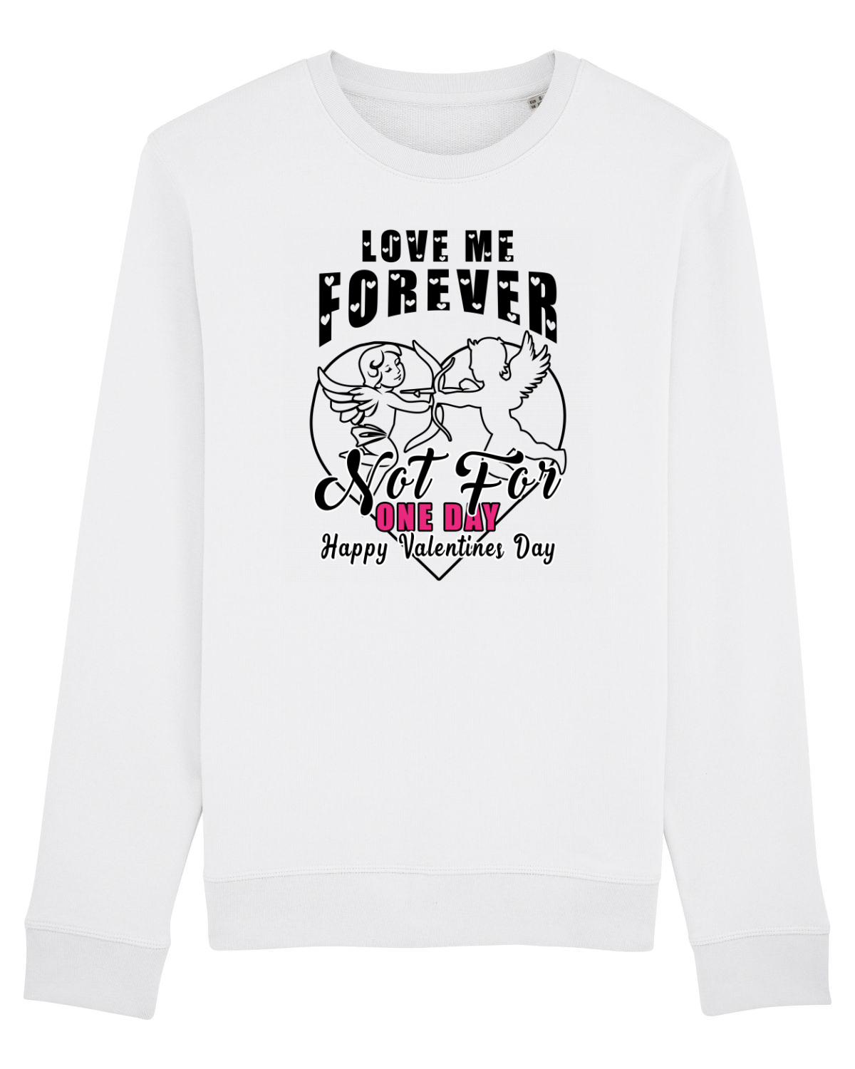 Bluză mânecă lungă Unisex Rise White