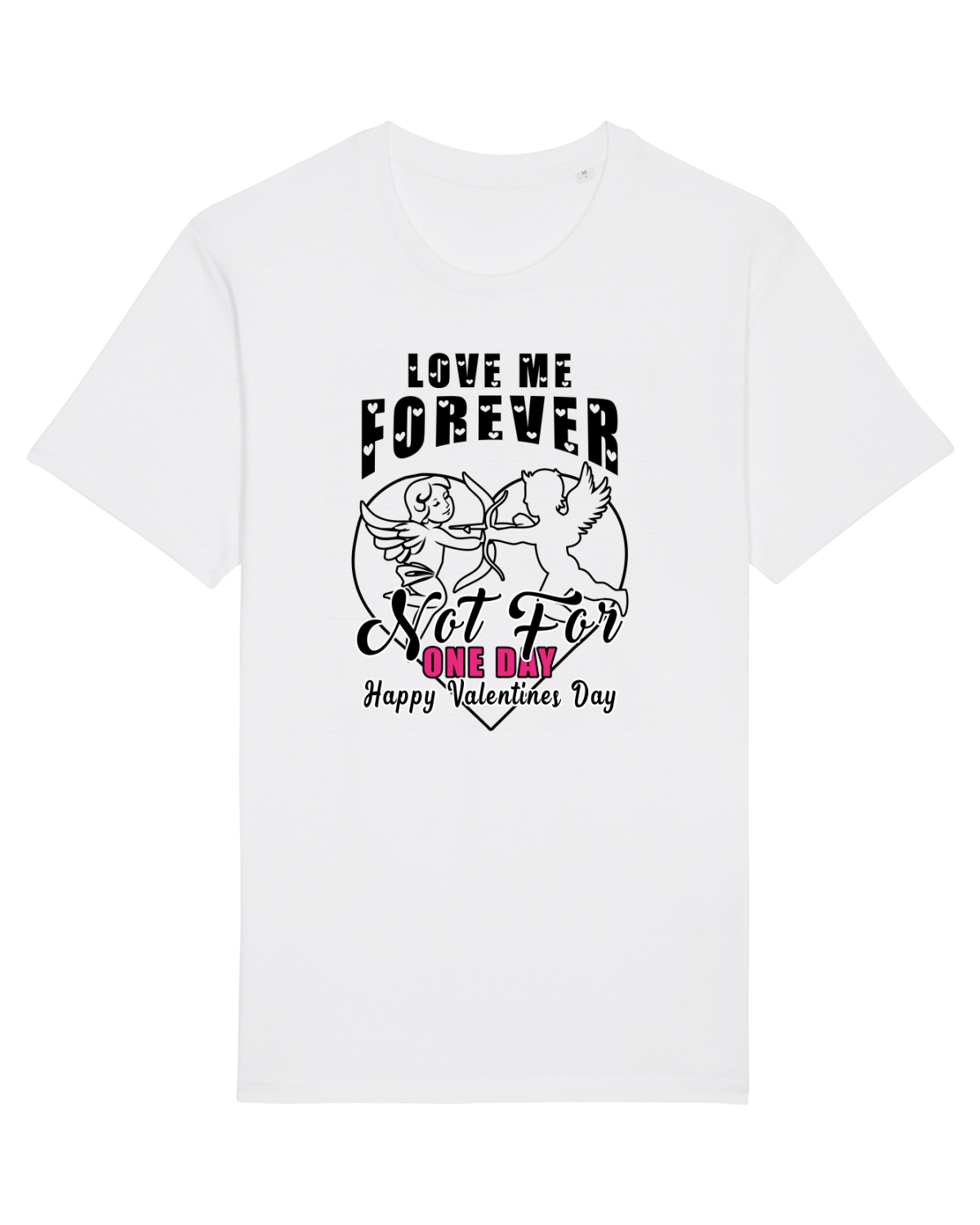Tricou mânecă scurtă Unisex Rocker White