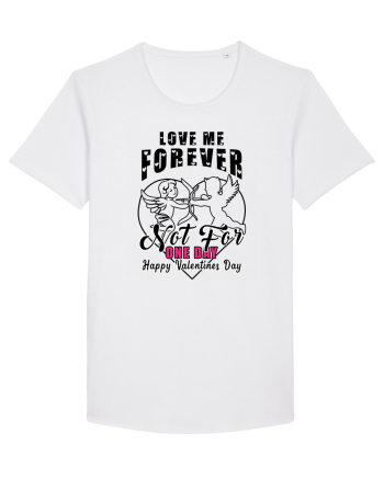 Love Me Forever Not For One Day / pentru cupluri White