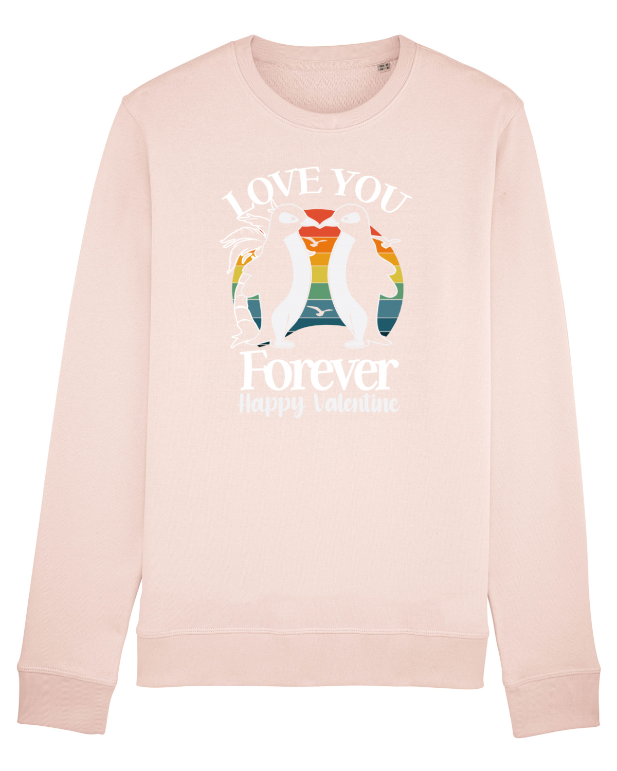 Bluză mânecă lungă Unisex Rise Candy Pink